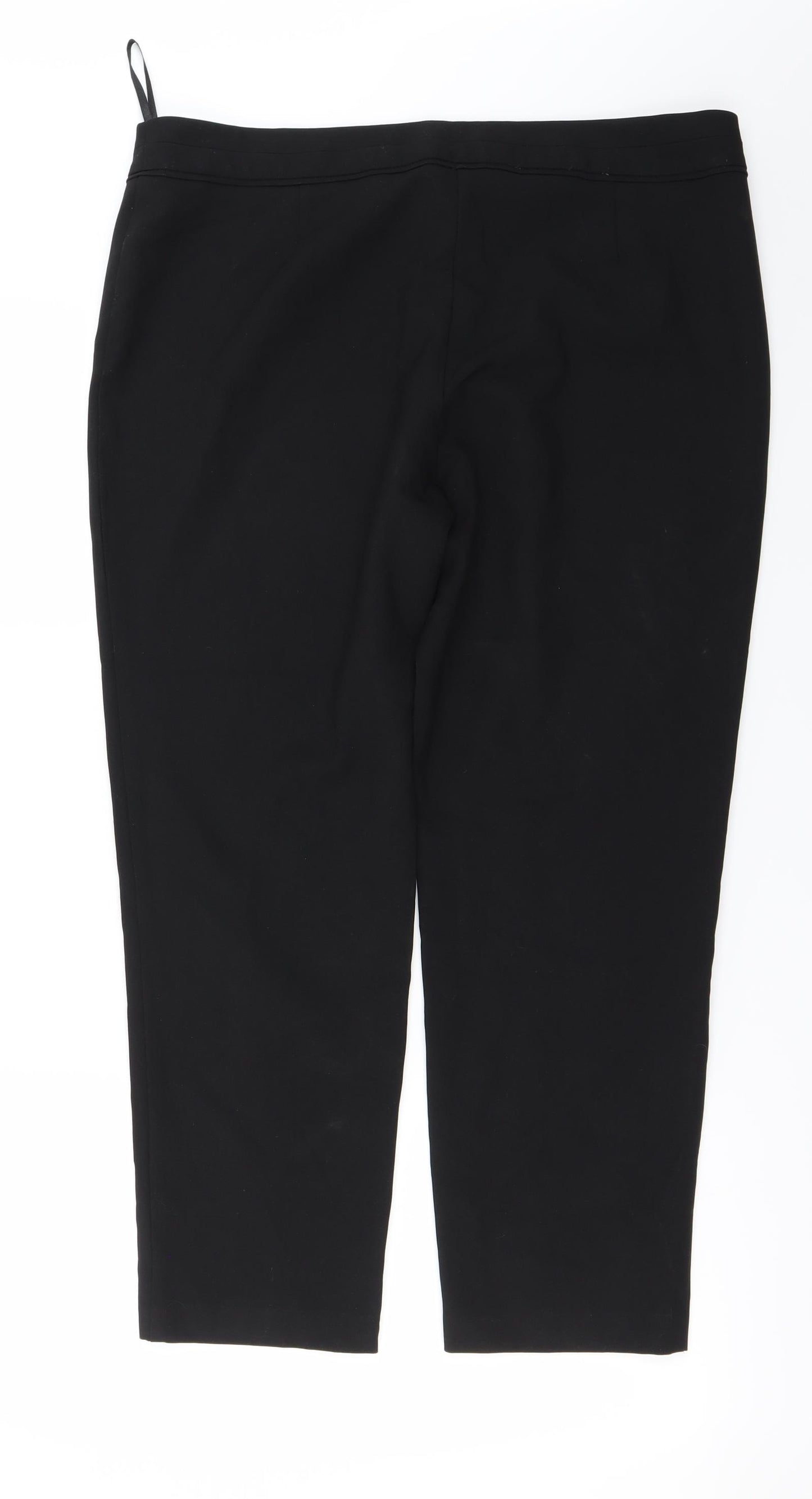 F&F Womens Black   Trousers  Size 14 L25 in