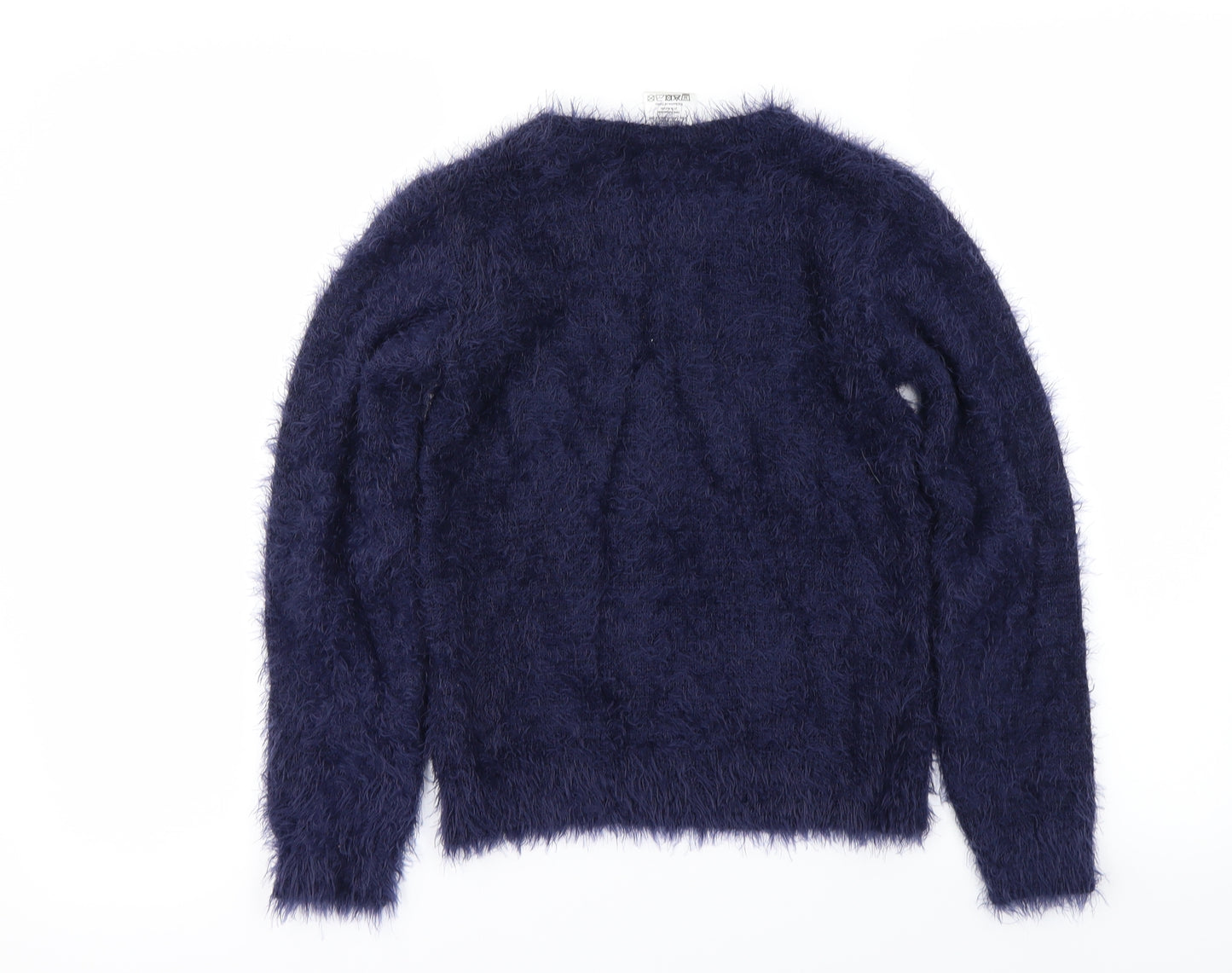 lily&dan  Girls Blue   Pullover Jumper Size 9-10 Years