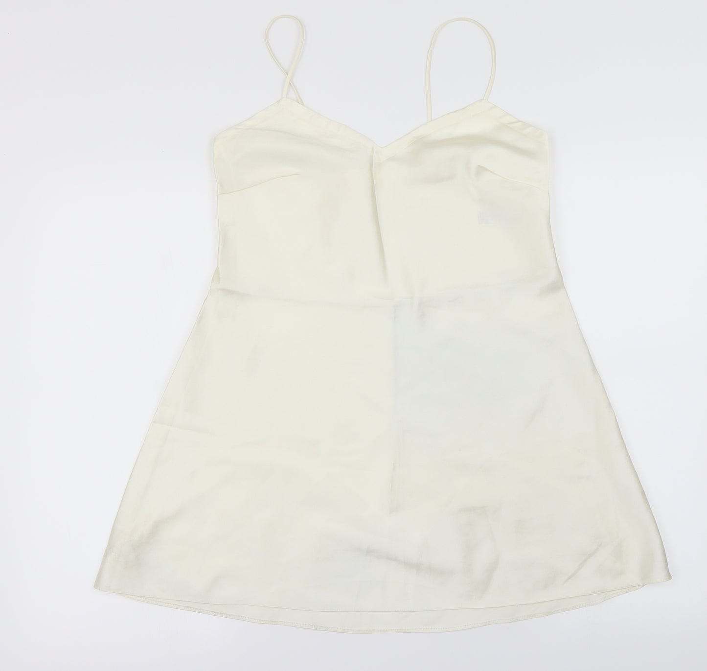 Marks and Spencer Womens Ivory   Basic Blouse Size 10