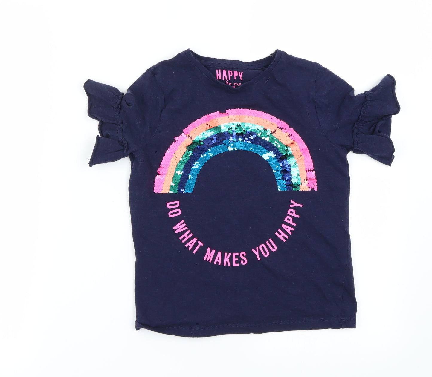 F&F Girls Blue   Basic T-Shirt Size 9-10 Years