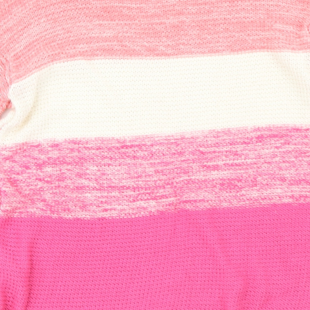 pepperts Girls Pink   Pullover Jumper Size 10-11 Years