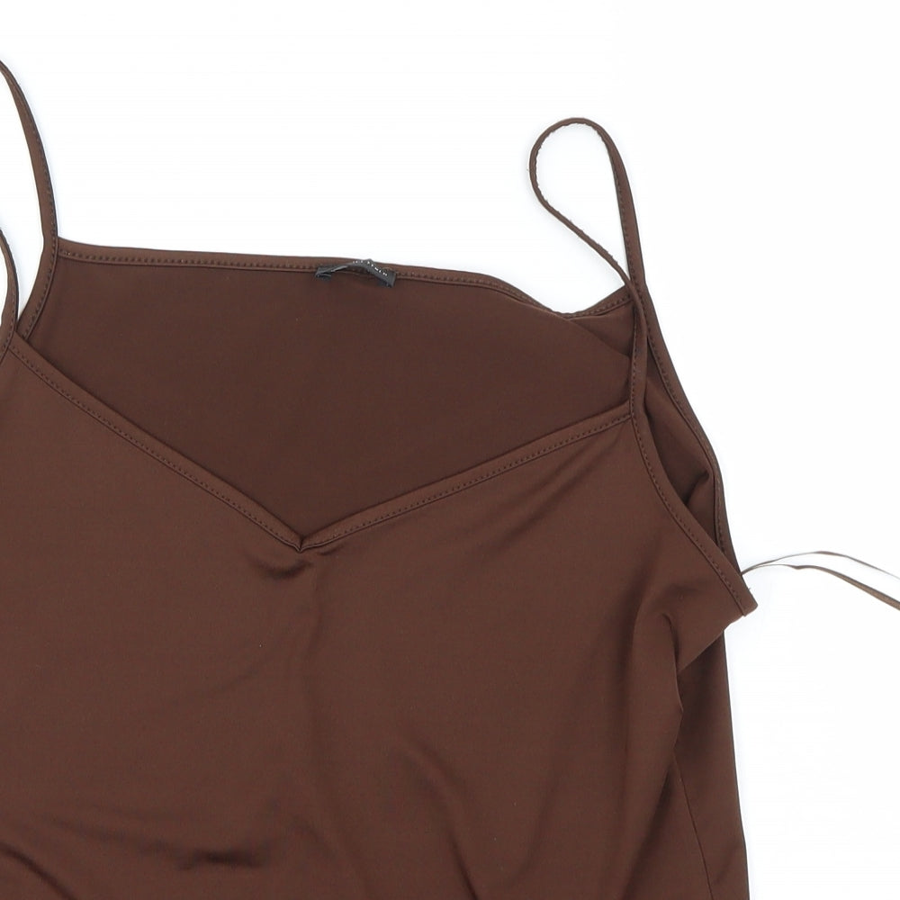Florence & Fred  Womens Brown   Basic Blouse Size M