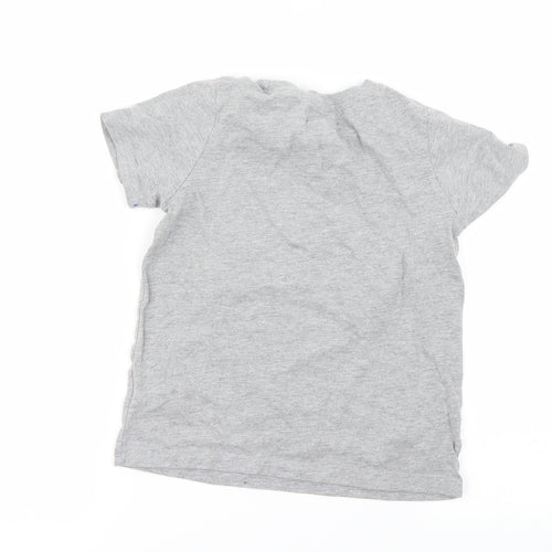 Primark Boys Grey   Basic T-Shirt Size 6-7 Years