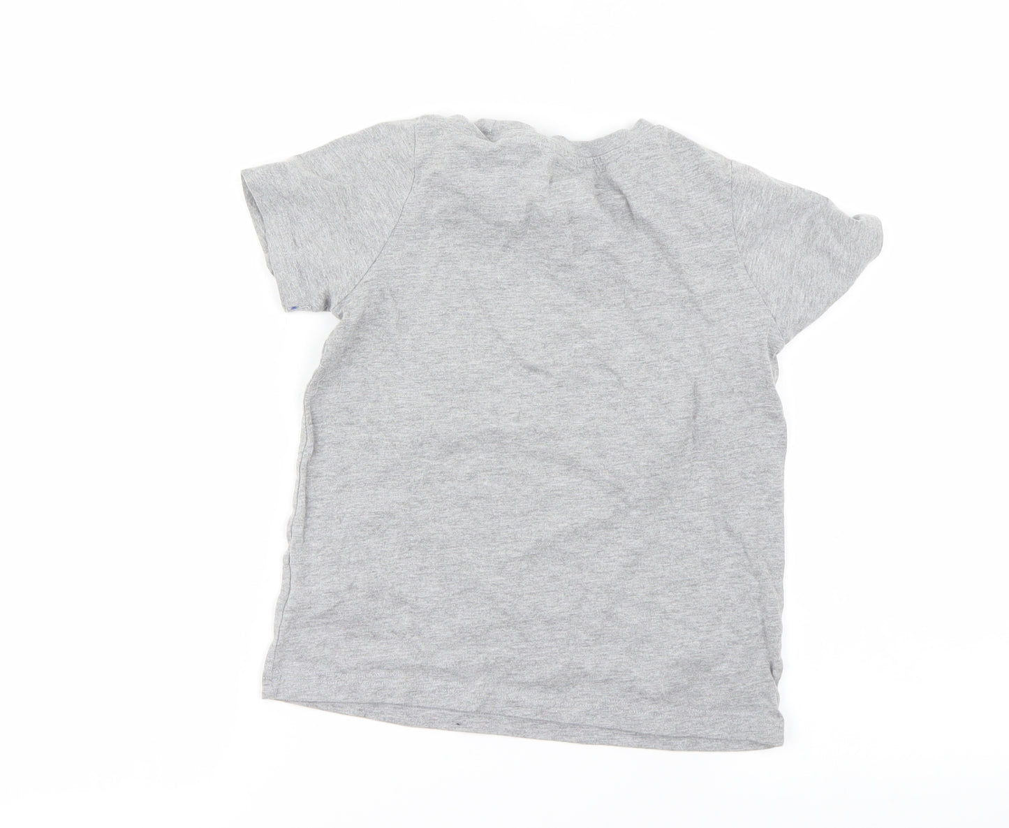 Primark Boys Grey   Basic T-Shirt Size 6-7 Years