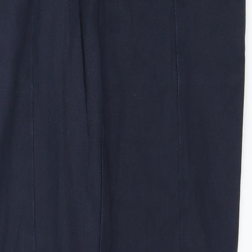 Oasis Womens Blue   Trousers  Size 8 L24 in