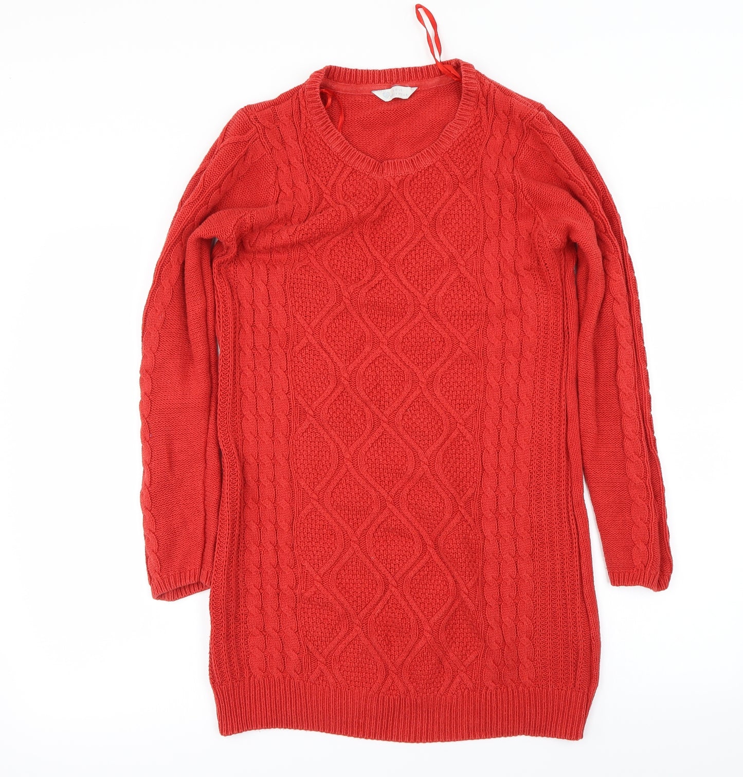 Love knitwear  Womens Orange   Pullover Jumper Size 12