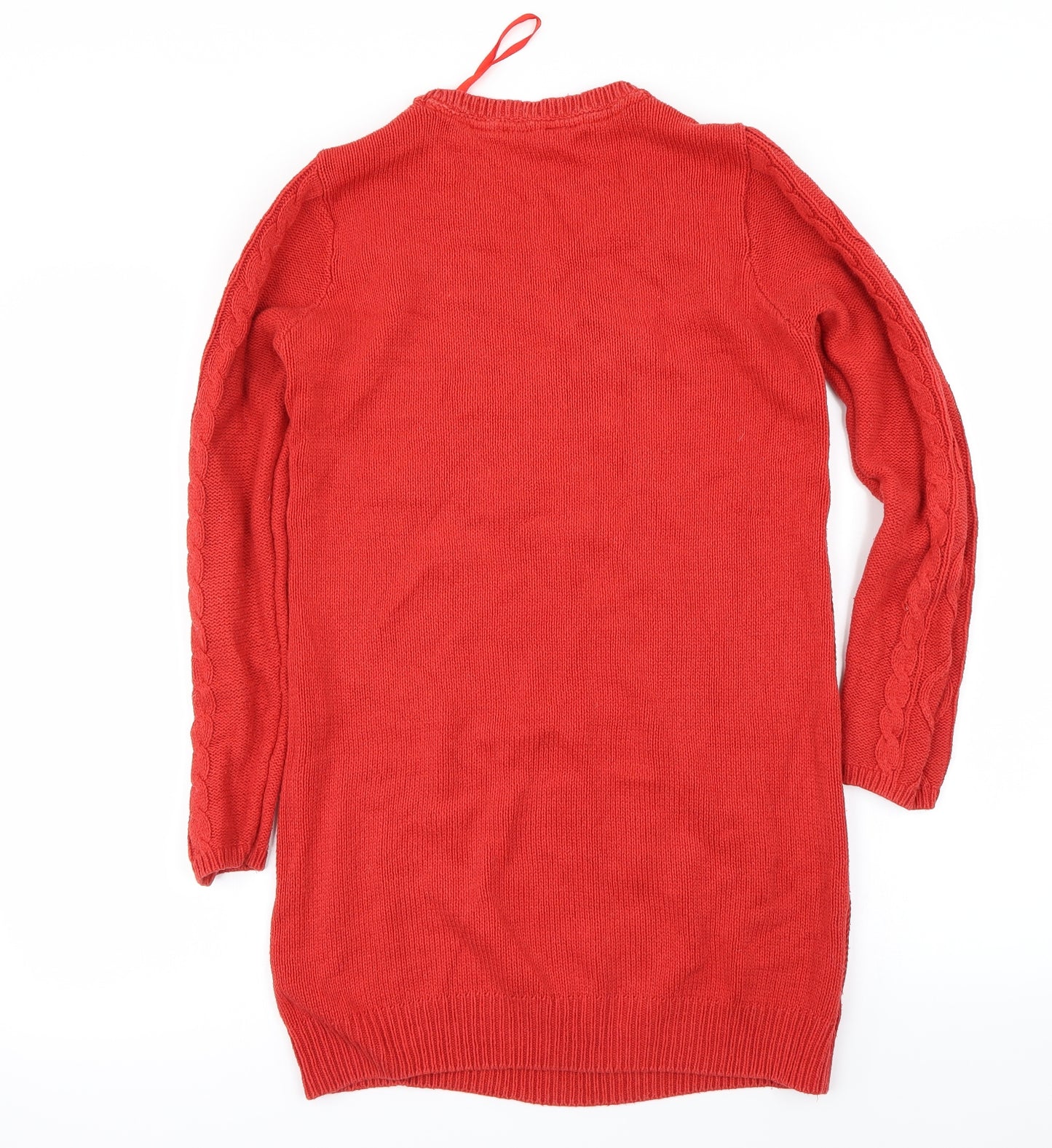 Love knitwear  Womens Orange   Pullover Jumper Size 12