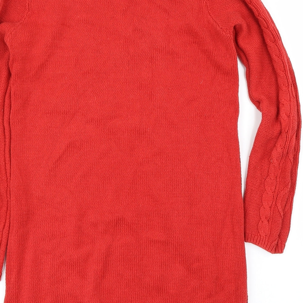 Love knitwear  Womens Orange   Pullover Jumper Size 12