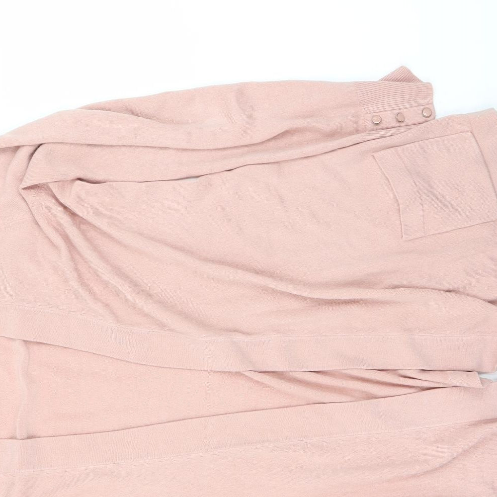 Marks and Spencer Womens Pink   Cardigan Jumper Size 16