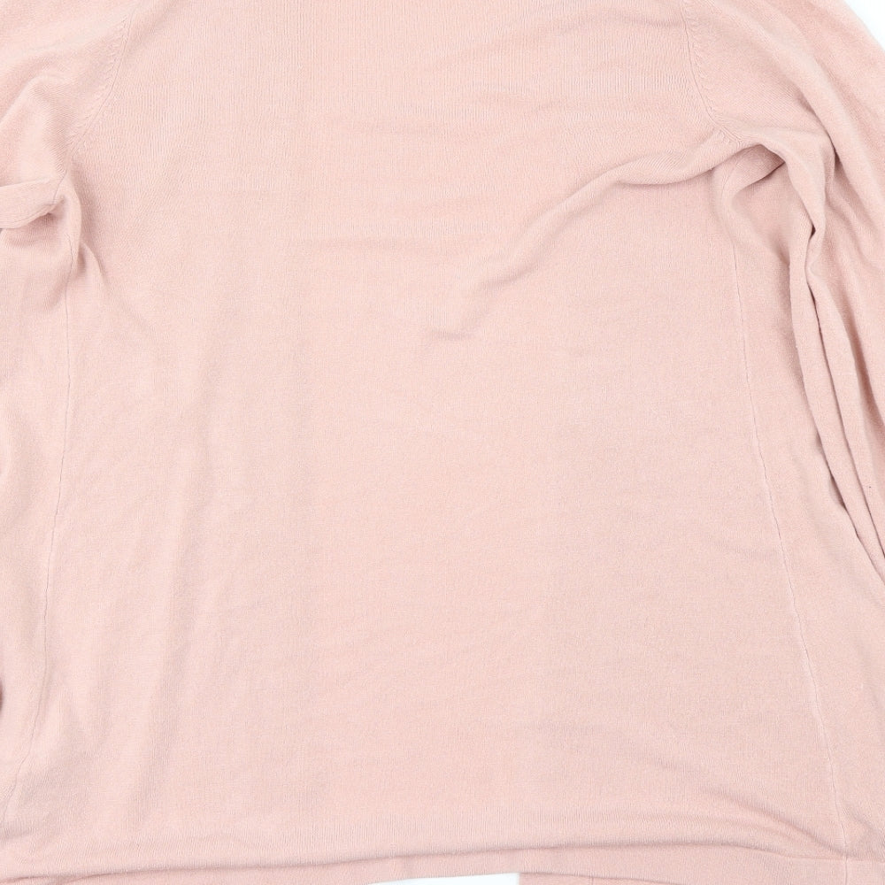 Marks and Spencer Womens Pink   Cardigan Jumper Size 16