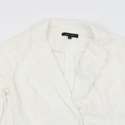 New Look Womens Ivory   Jacket  Size 12