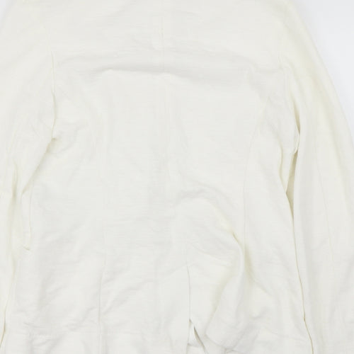 New Look Womens Ivory   Jacket  Size 12