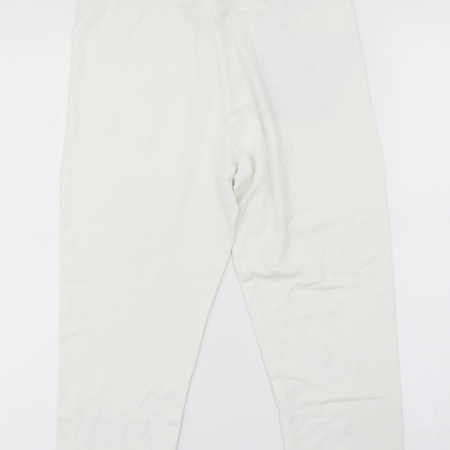 NEXT Womens White   Jegging Leggings Size 14 L20 in
