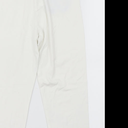 NEXT Womens White   Jegging Leggings Size 14 L20 in