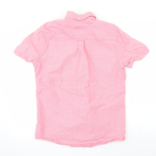 Burton Mens Pink    Button-Up Size M