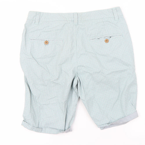 Cedar Wood State Mens Blue   Cargo Shorts Size 32 in