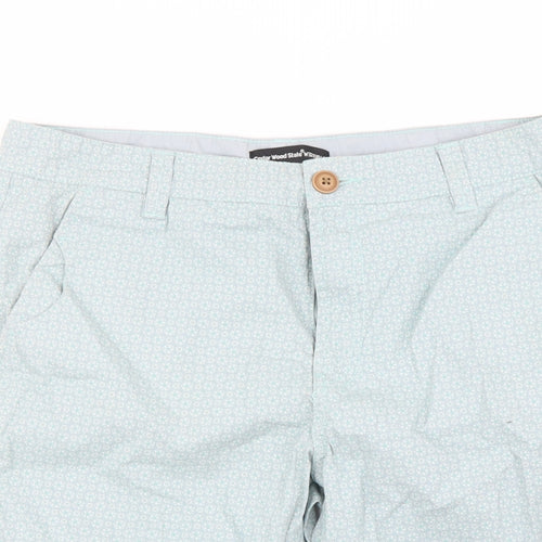 Cedar Wood State Mens Blue   Cargo Shorts Size 32 in
