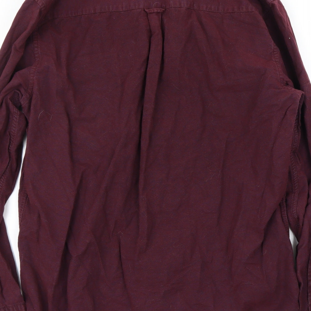 F&F Mens Red    Button-Up Size L