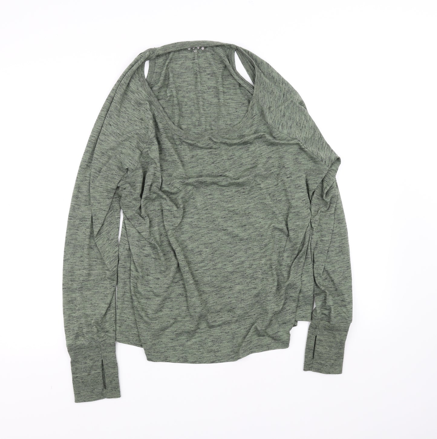 soulex Womens Green   Basic T-Shirt Size XL