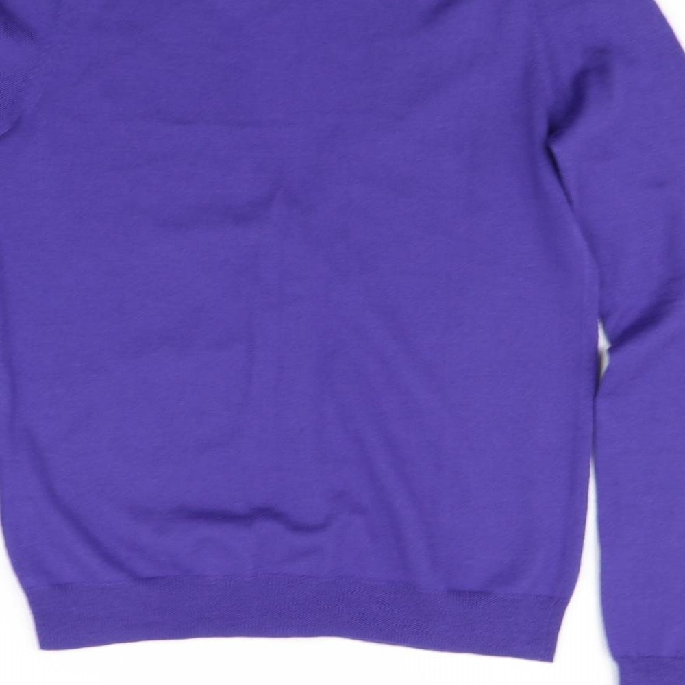 extra fine  Womens Purple   Cardigan Jumper Size M