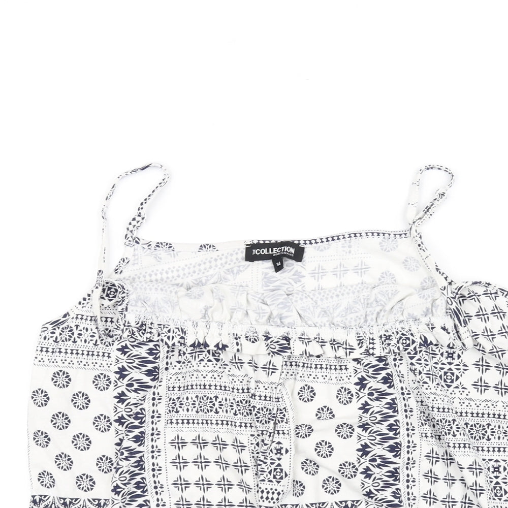 DEBINHAMS Womens Silver   Basic Tank Size 14