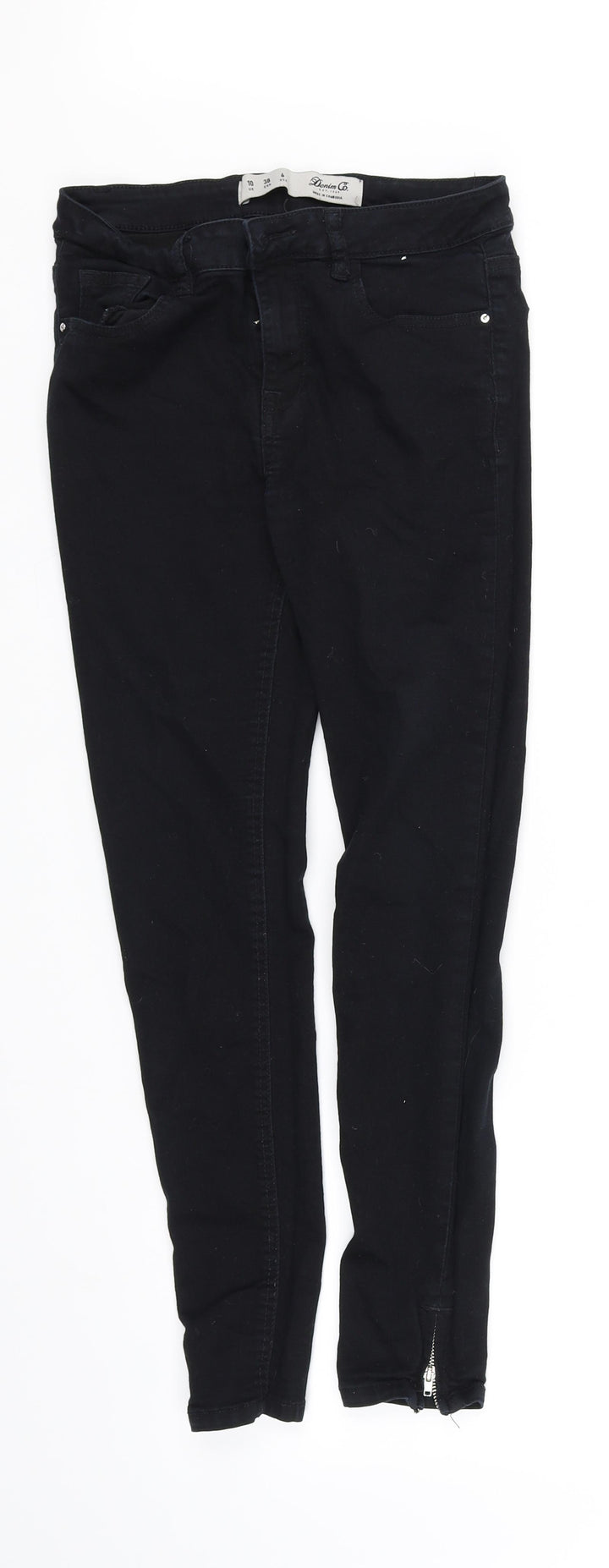 deniem co Womens Black   Skinny Jeans Size 10 L27 in