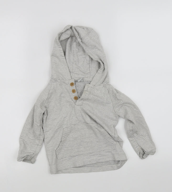 tu kids Boys Grey   Pullover Hoodie Size 2 Years
