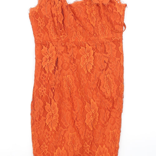vera  lucy Womens Orange   Fit & Flare  Size S