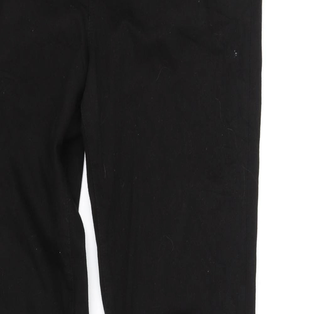 pre worn Womens Black   Straight Jeans Size 14 L38 in