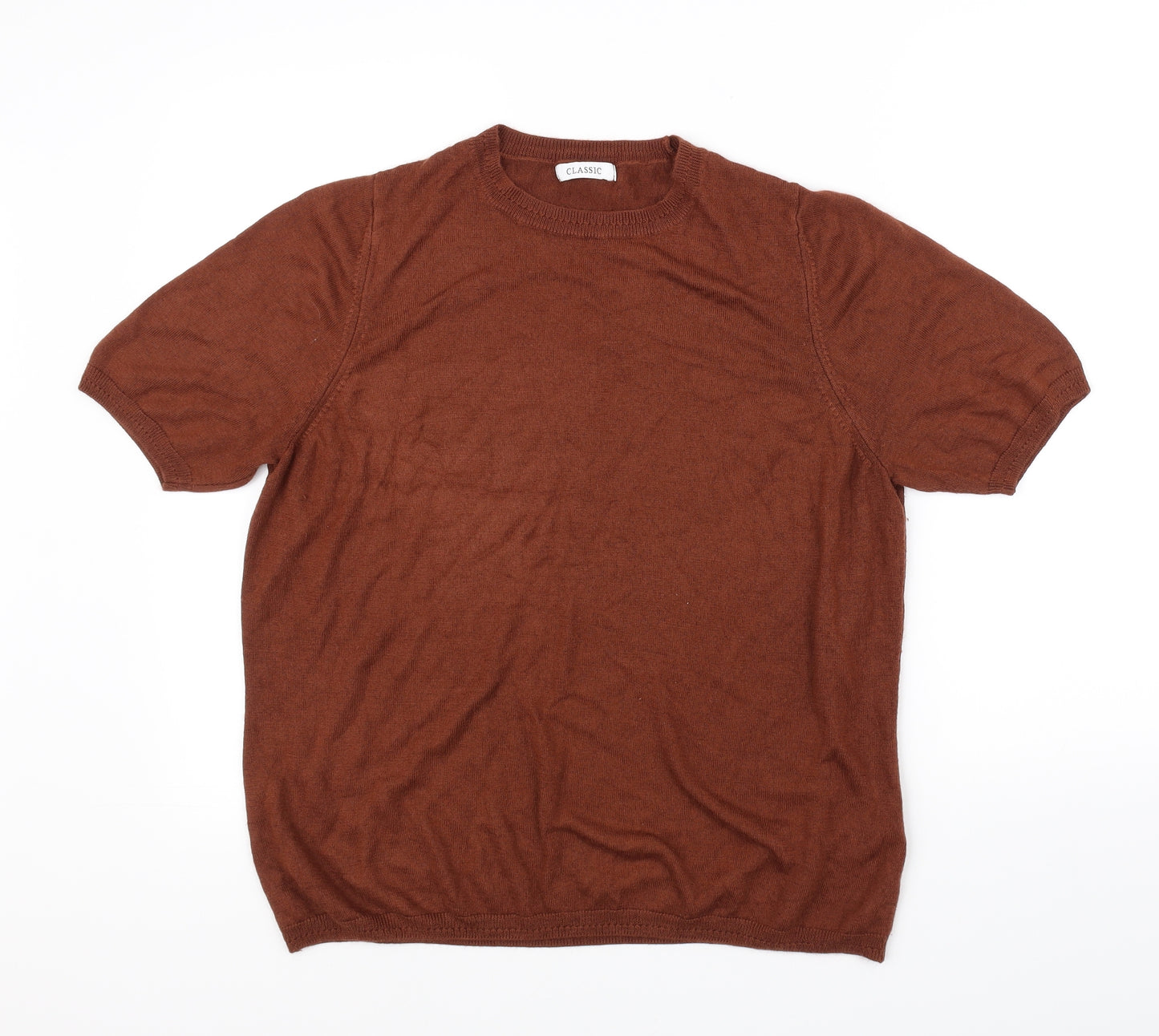 classic  Womens Brown   Basic T-Shirt Size 20