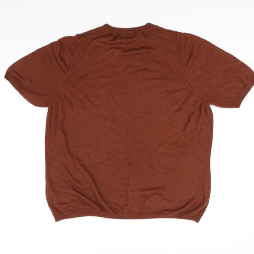 classic  Womens Brown   Basic T-Shirt Size 20