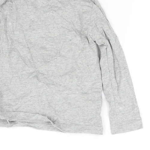 pre worn Girls Grey   Basic T-Shirt Size 2-3 Years