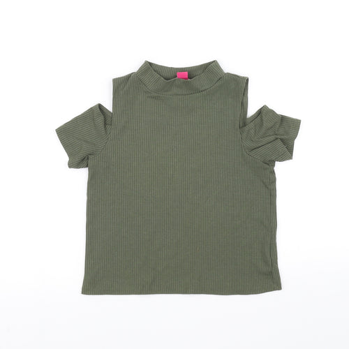 pre worn Womens Green   Basic T-Shirt Size 10