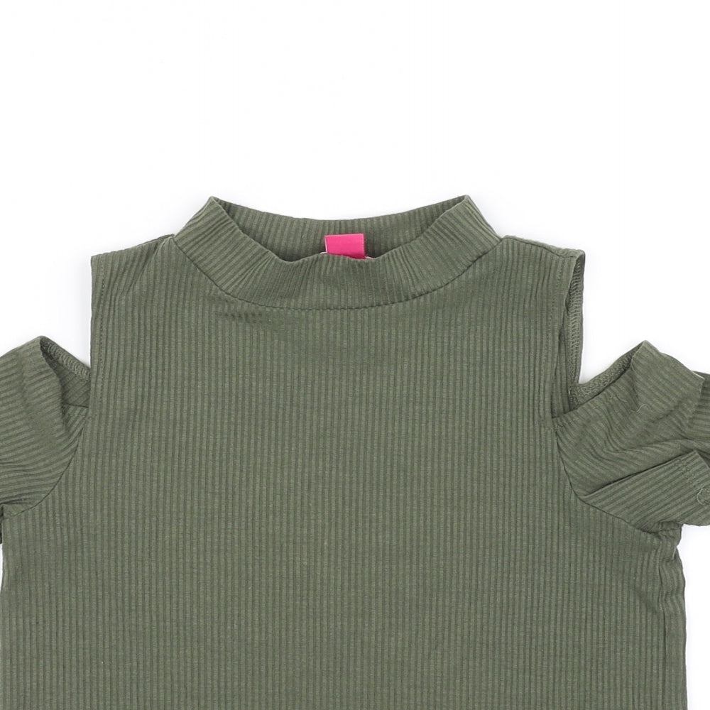 pre worn Womens Green   Basic T-Shirt Size 10