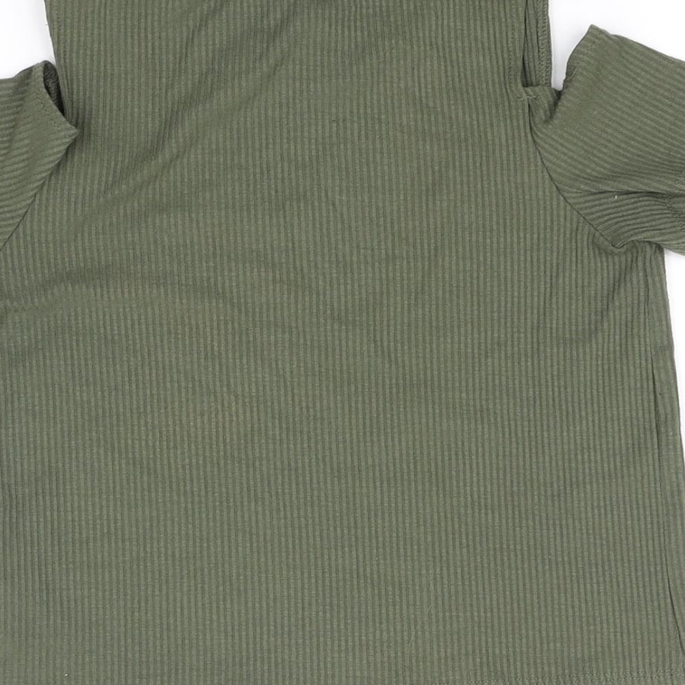 pre worn Womens Green   Basic T-Shirt Size 10