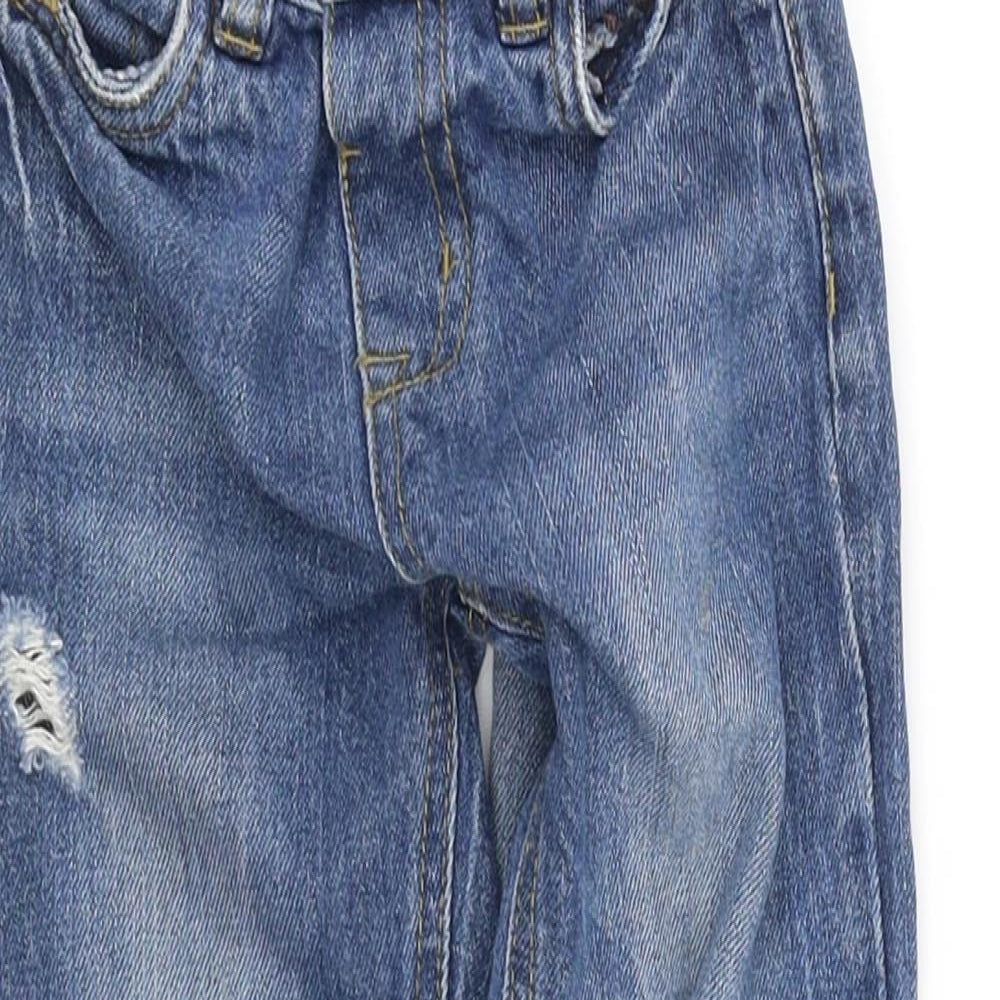 pre worn Girls Blue   Straight Jeans Size 4-5 Years