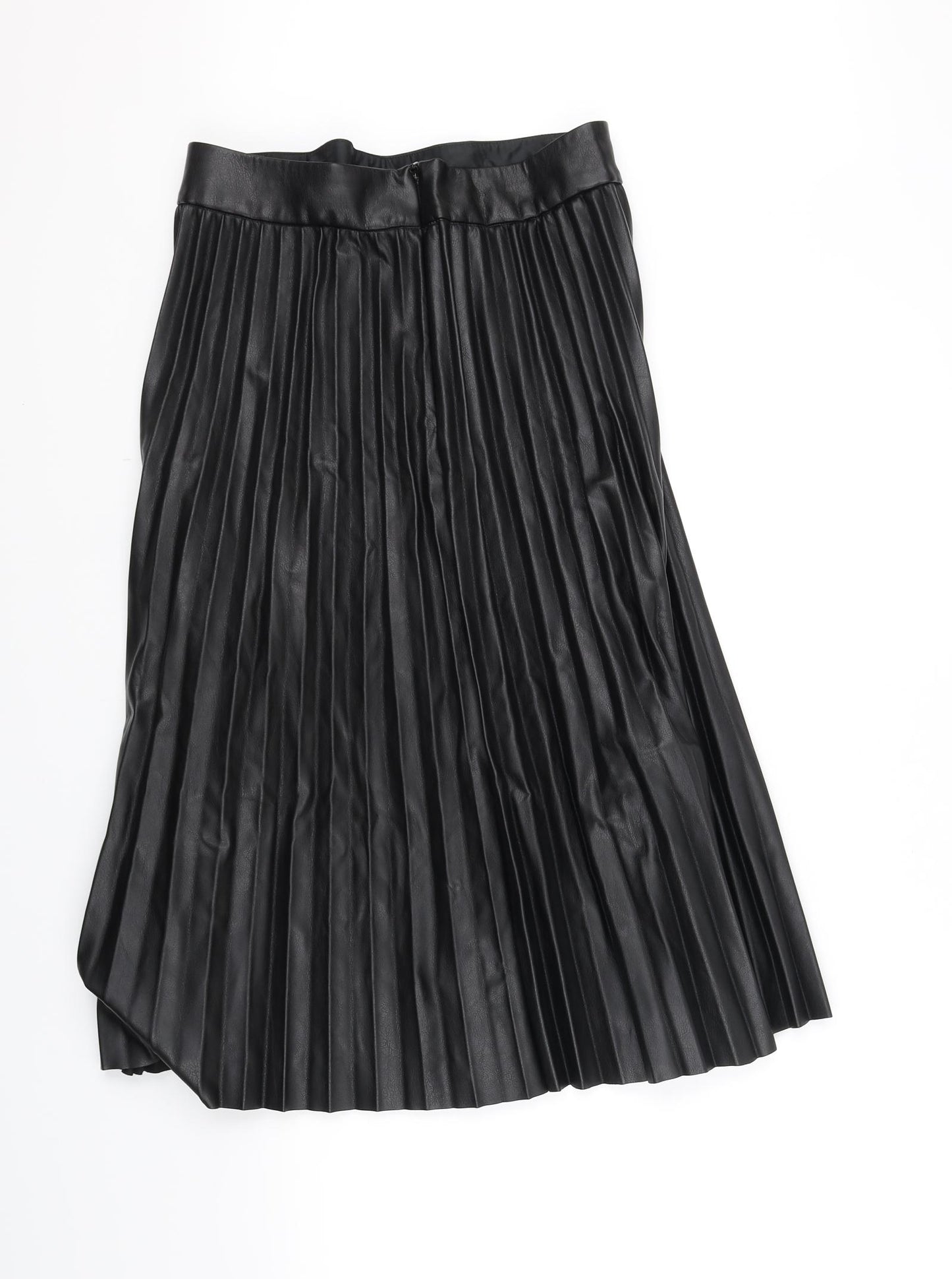 m&s Womens Black   Flare Skirt Size 12
