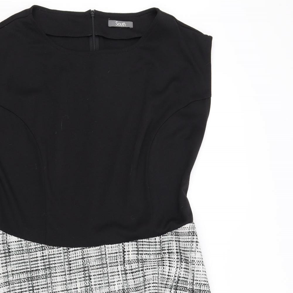 South Womens Black   Fit & Flare  Size 16