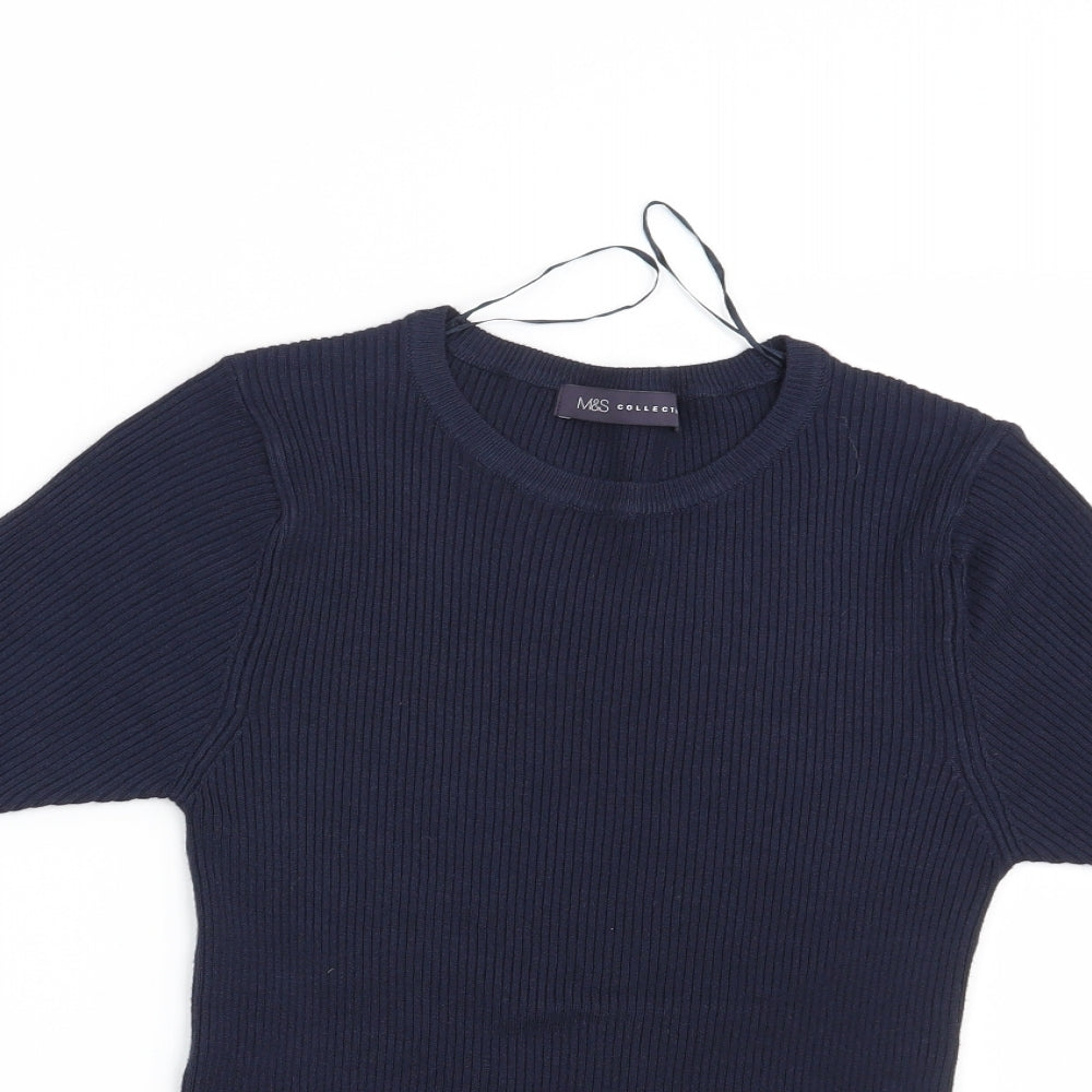 Marks and Spencer Womens Blue   Pullover Jumper Size 10