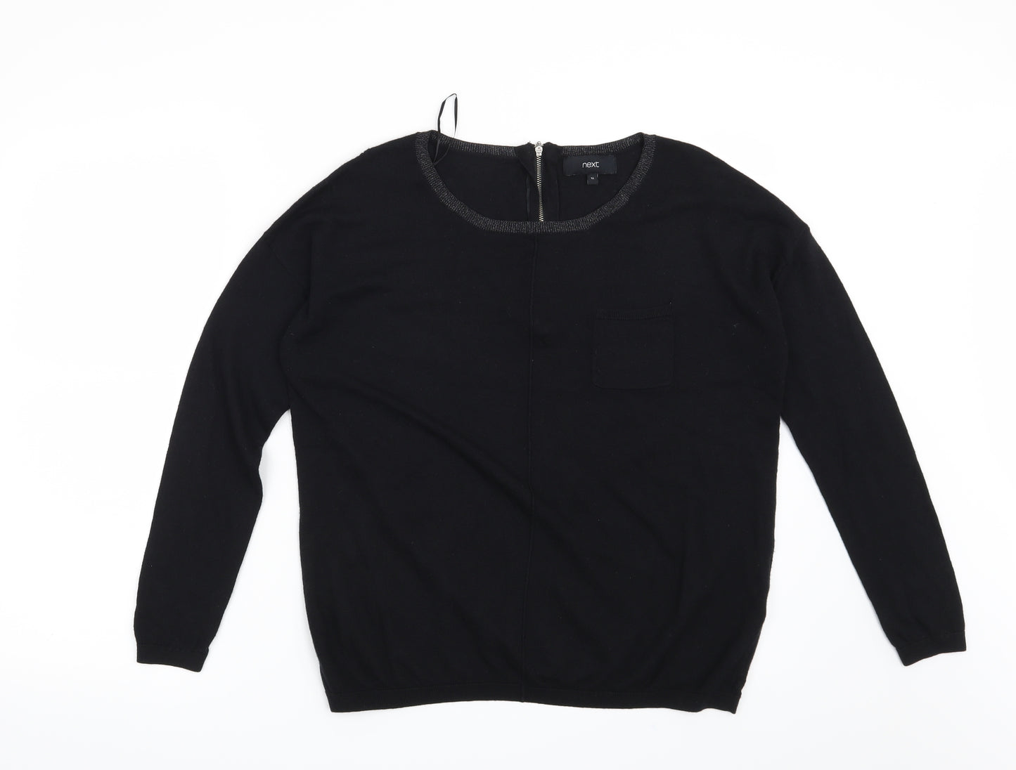 NEXT Womens Black   Pullover Jumper Size 12