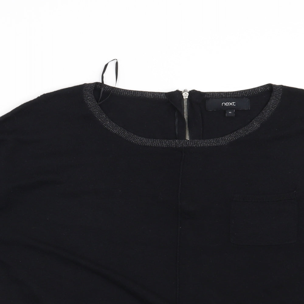 NEXT Womens Black   Pullover Jumper Size 12