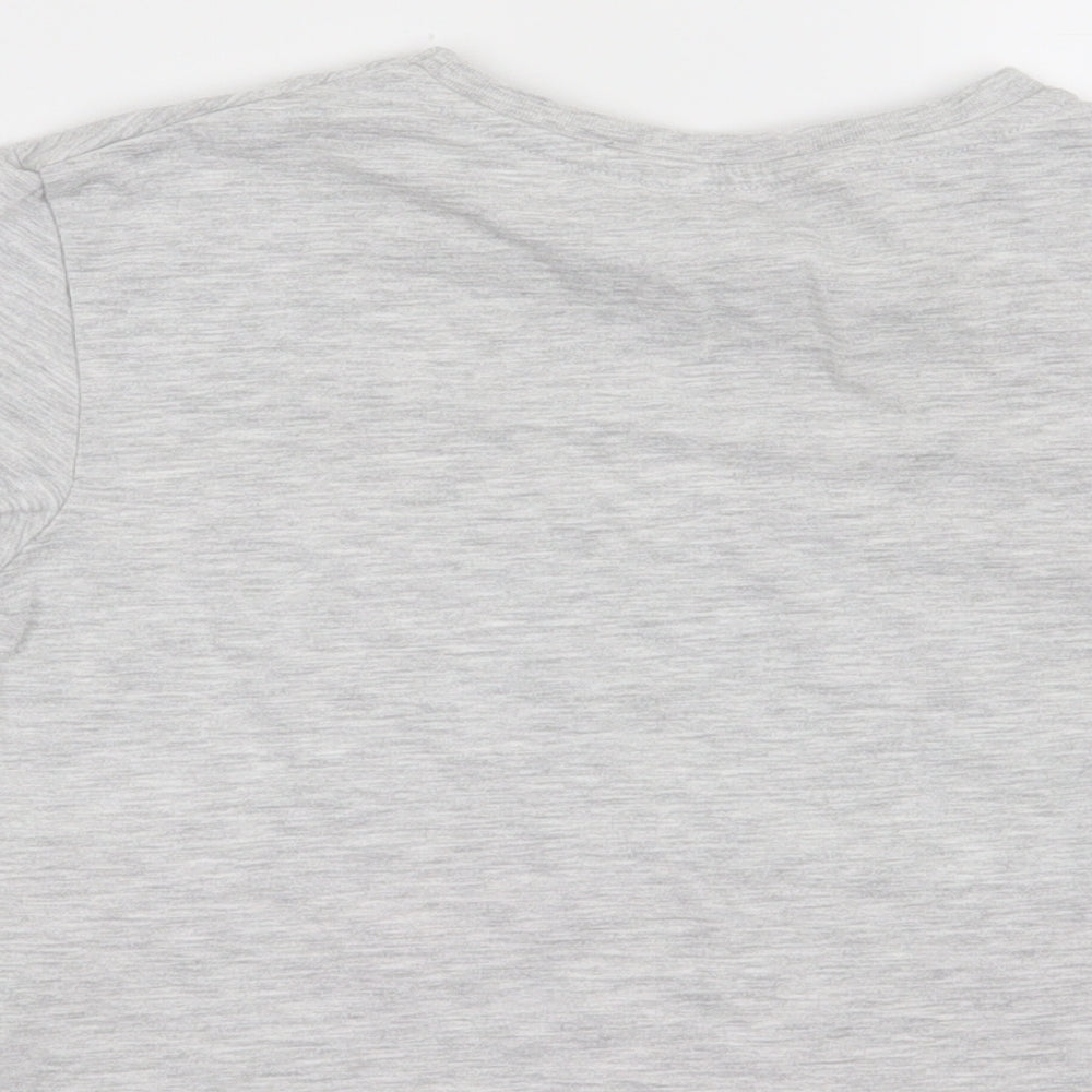 Primark Girls Grey   Basic T-Shirt Size 7-8 Years  - Dreams do come true