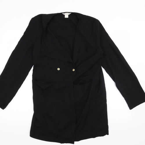 H&M Womens Black   Jacket Blazer Size 8