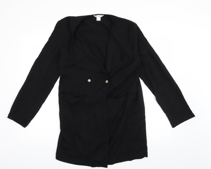 H&M Womens Black   Jacket Blazer Size 8