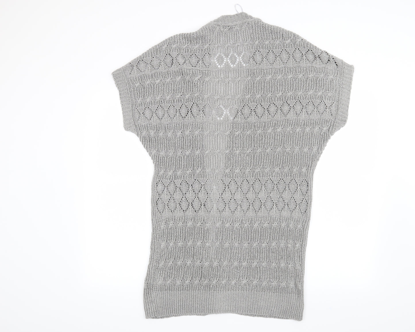 Per Una Womens Grey   Cardigan Jumper Size 10