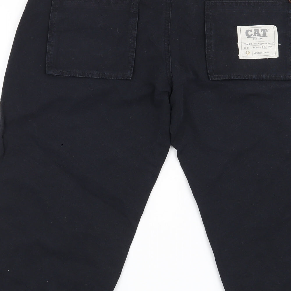 CAT Womens Blue   Cargo Trousers Size 12 L21 in