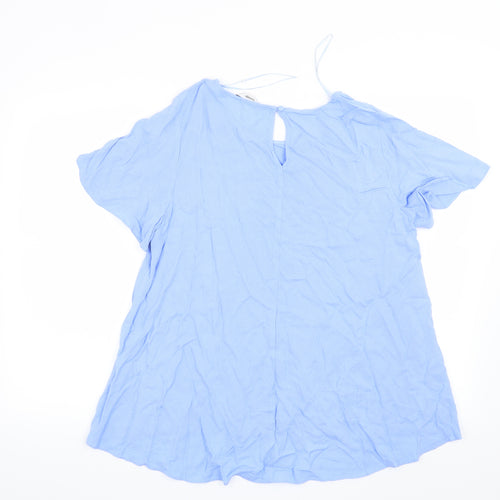 George Womens Blue   Basic Blouse Size 14
