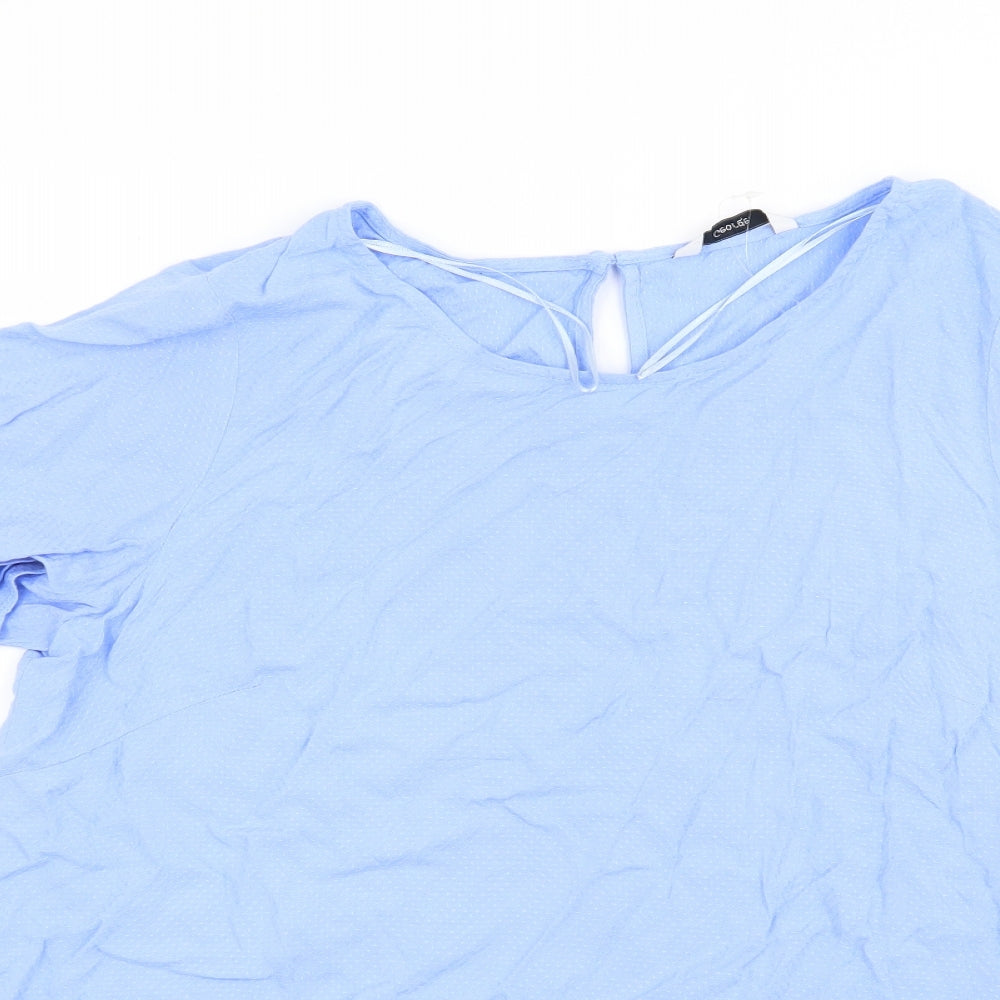 George Womens Blue   Basic Blouse Size 14