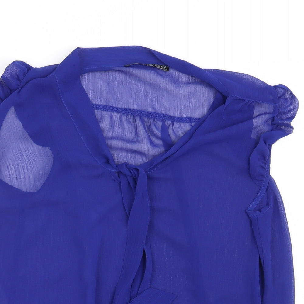 Atmosphere Womens Blue   Basic Blouse Size 10