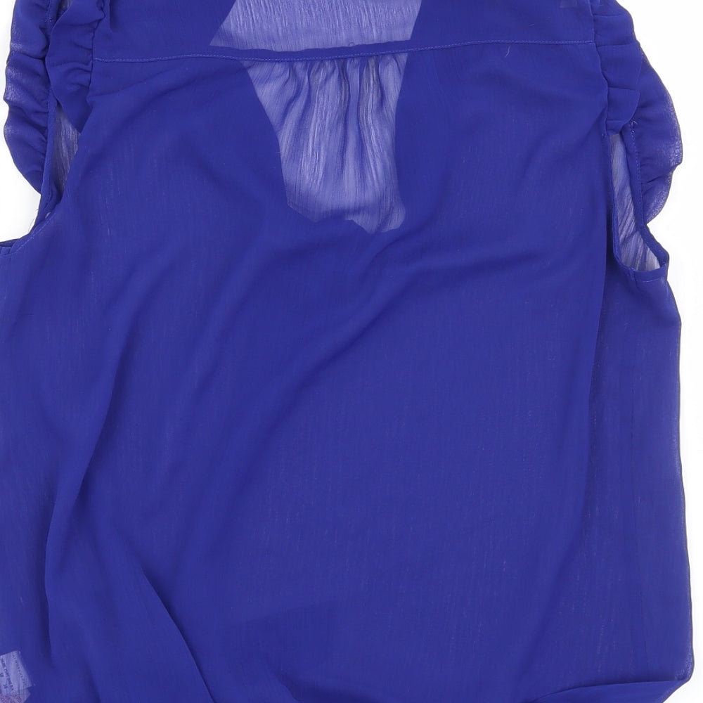 Atmosphere Womens Blue   Basic Blouse Size 10